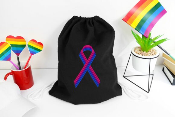 Ribbon with 5 Lines Embroidery