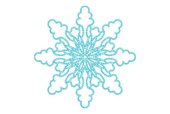 Snowflake – 10x10 Cm Embroidery Design